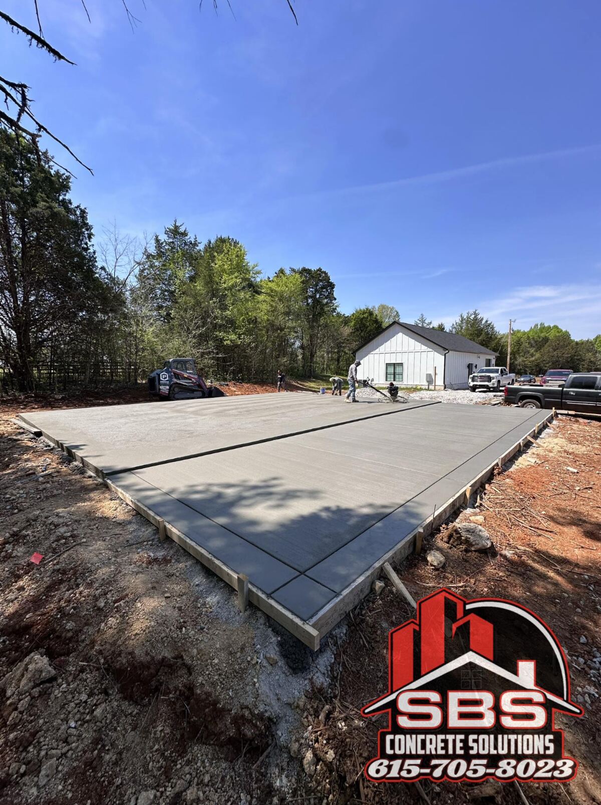 Commercial concrete slab Tennessee