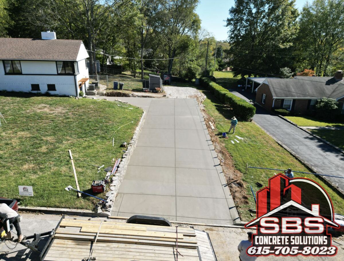 Concrete driveway installation Columbia TN
